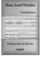 Variationen für Violoncello und Klavier