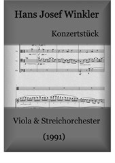 Konzertstück für Viola und Streichorchester