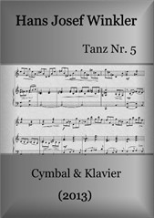 Tanz Nr. 5 für Cymbal und Klavier