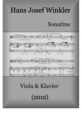 Sonatina (2012) for viola and piano