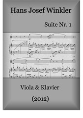 Suite Nr. 1 mit vier Tänzen (Duo mit Viola)