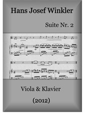 Suite No.2 with three dances (Duo with viola)