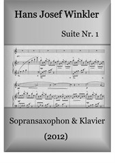 Suite Nr.1 mit vier Tänzen (Duo mit Sopransaxophon)