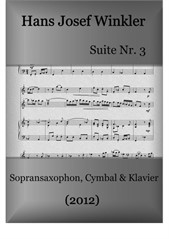 Suite Nr.3 mit drei Tänzen (Trio)