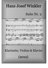 Suite Nr. 2 mit drei Tänzen (Trio mit Klarinette und Violine)