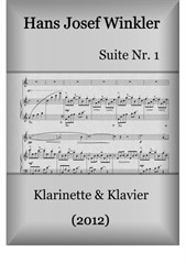 Suite Nr. 1 mit vier Tänzen (Duo mit Klarinette)