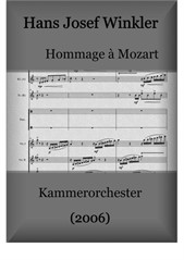 Hommage à Mozart für Kammerorchester