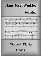 Sonatine (2012) für Violine und Klavier