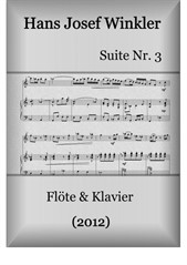 Suite Nr.3 mit drei Tänzen (Duo mit Flöte)