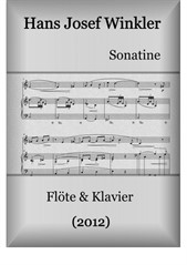Sonatine (2012) für Flöte und Klavier