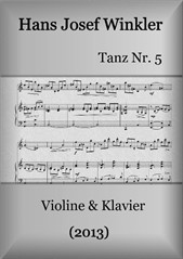 Tanz Nr. 5 für Violine und Klavier